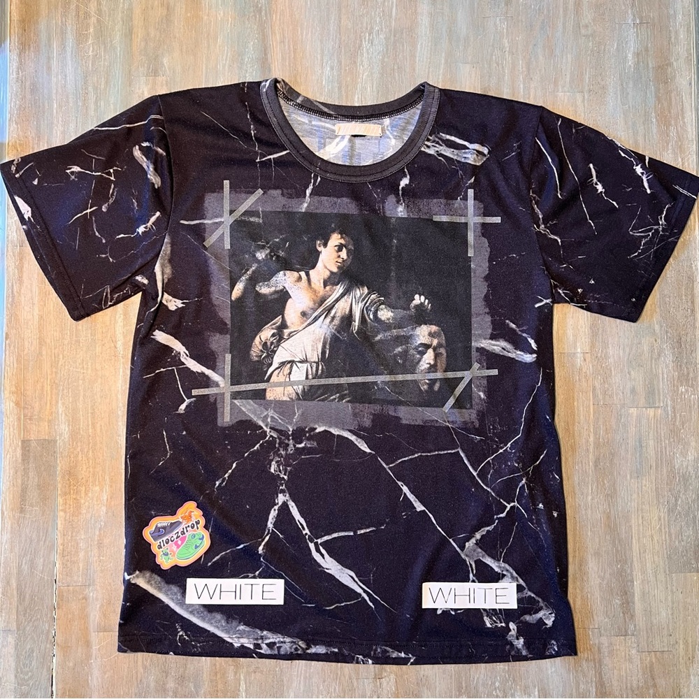 Off White Marble T Shirt